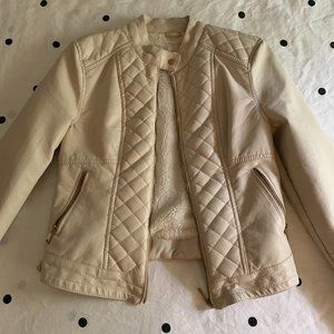 MOTO Faux Leather/fur lined Jacket